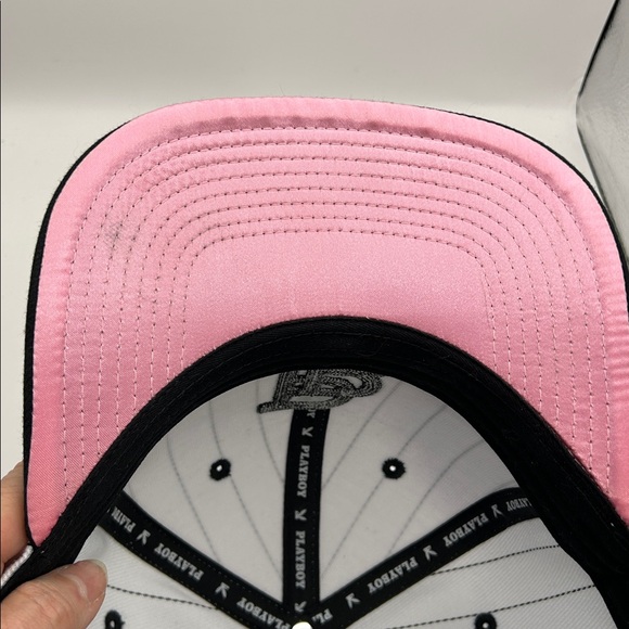 Playboy SnapBack baseball cap.  Pinstripes - Picture 12 of 12